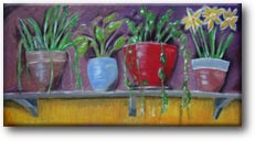 "Hapy Hour" Oil on Wood